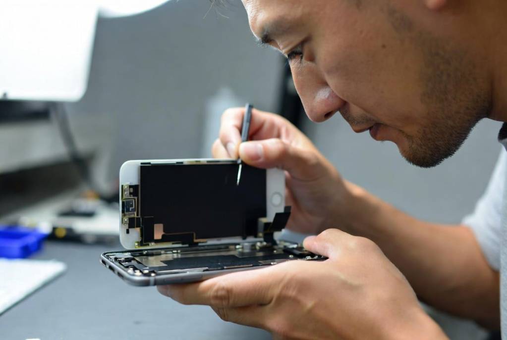 iPhone Data Recovery 3 Ultrasonic cleaning and corrosion treatment of a water-damaged iPhone logic board