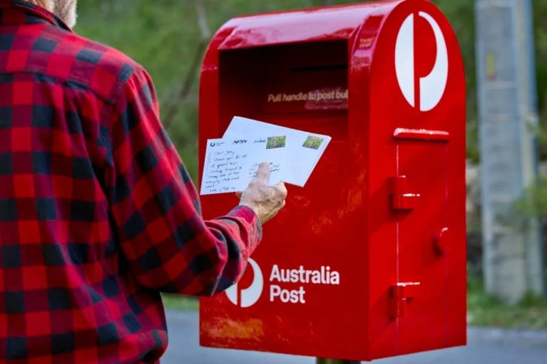 Australia Post box: Wildfire Data Recovery returns devices and recovered data by tracked Express Post, included in the price