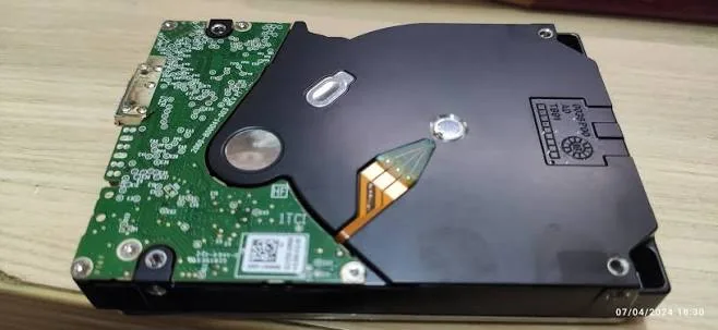 Hard Drive Data Recovery 5 The actual WD_BLACK 4TB case drive, with its original USB board lifted